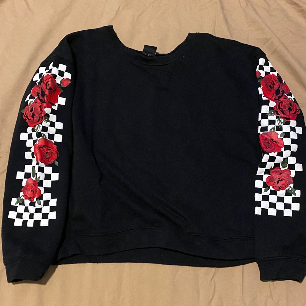 Kids black graphic long sleeve